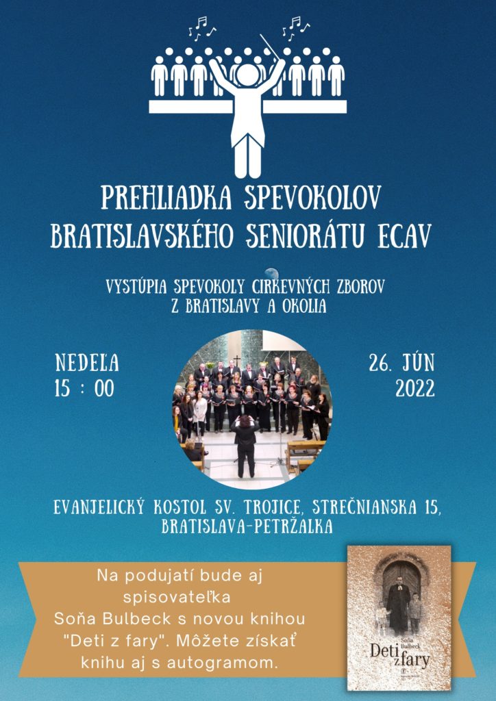 plagát prehliadka spevokolov bratislavského seniorátu ECAV